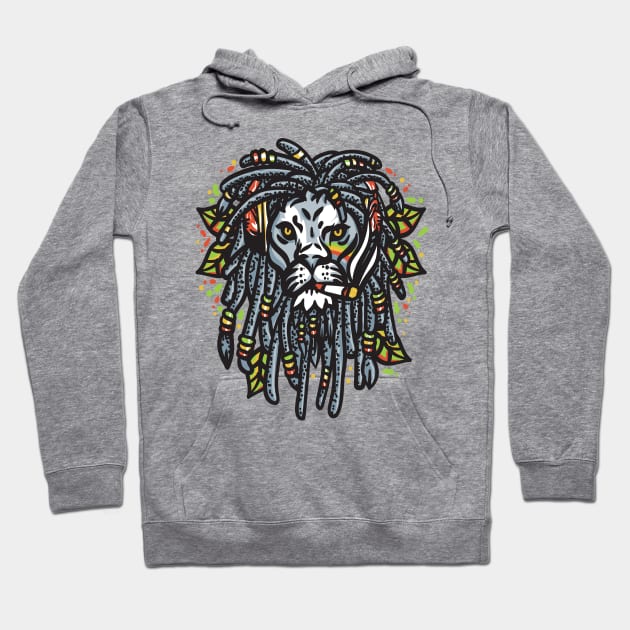 Reggae Lion Hoodie by machmigo